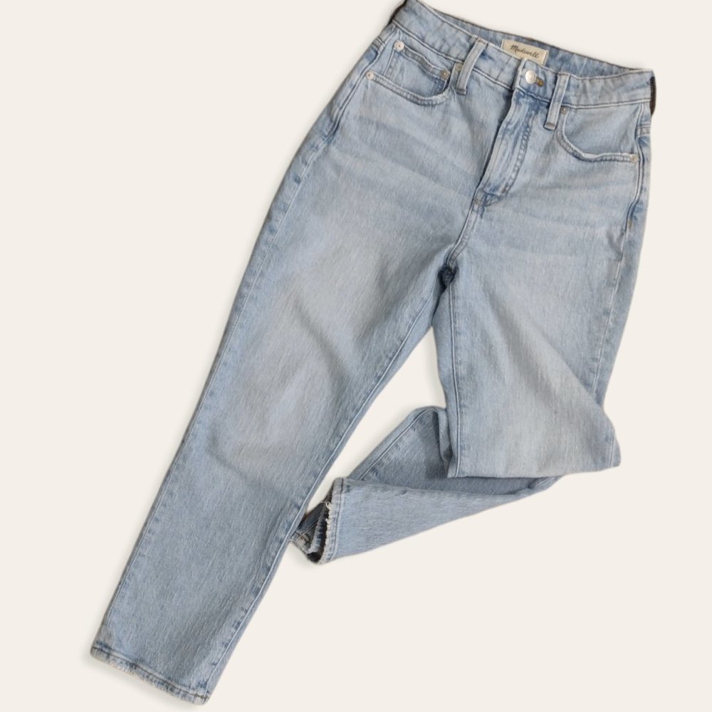 Madewell Petite Curvy Perfect Vintage Jean in Fiore Wash 24P
